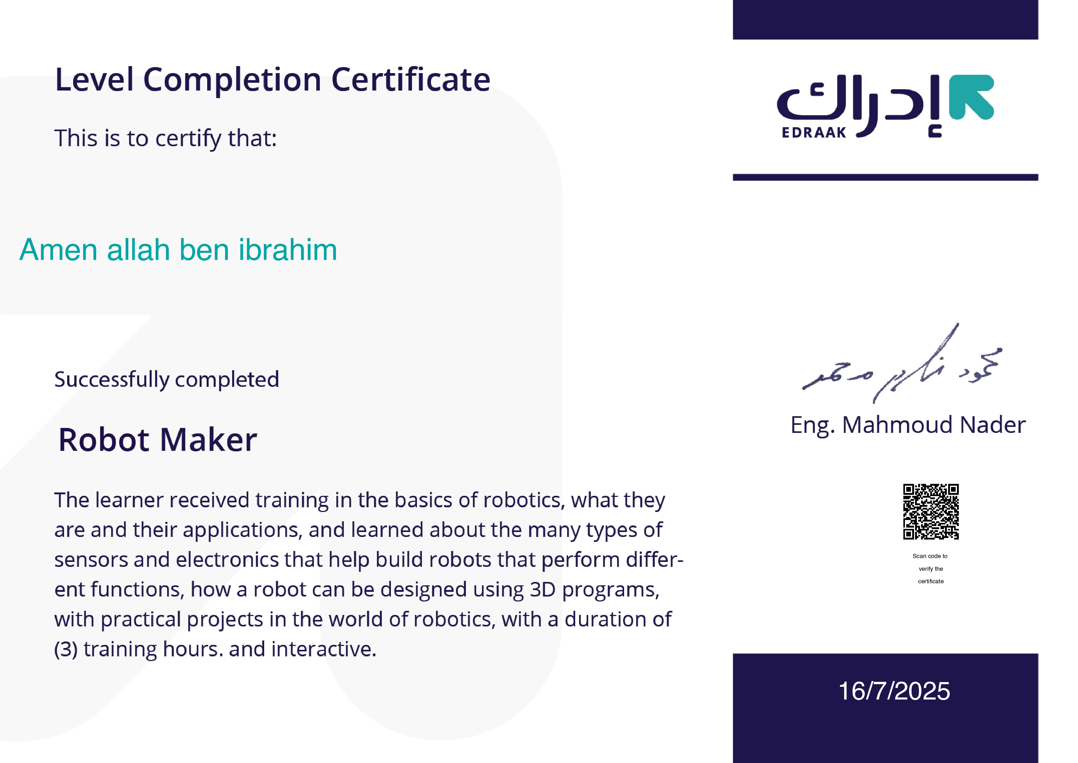 Cert 18